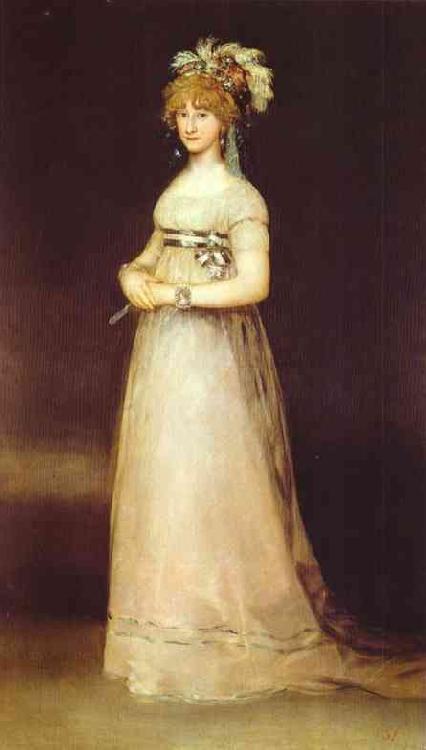 Francisco Jose de Goya Portrait of the Countess of Chinchon. Sweden oil painting art
